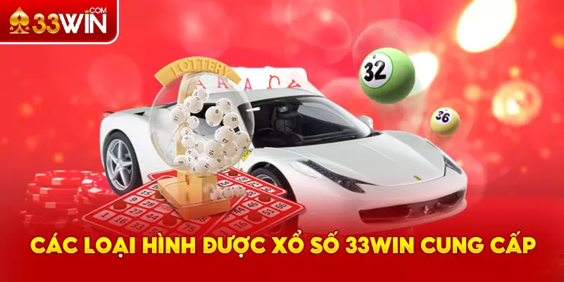 Các loại hình chơi được xổ số 33Win cung cấp