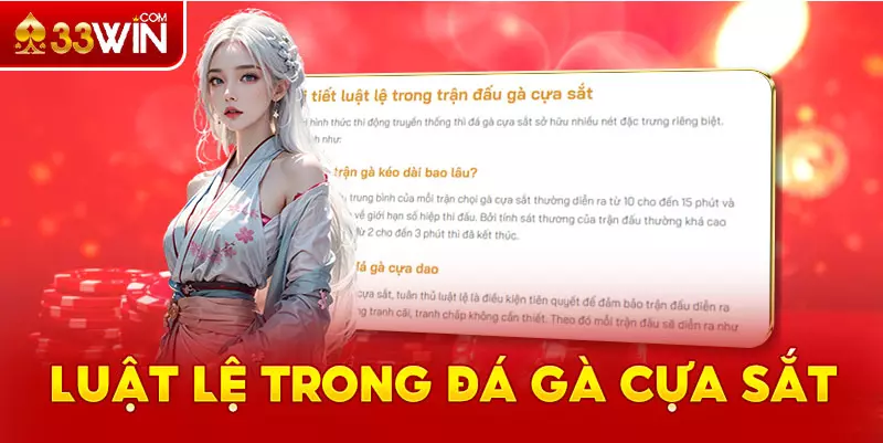 Luật lệ trong đá gà cựa sắt