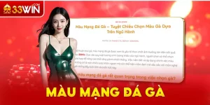 Màu mạng đá gà
