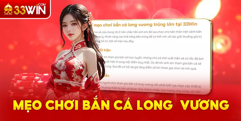 Mẹo chơi bắn cá Long Vương siêu hay