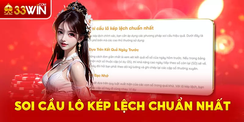 Hướng dẫn soi cầu lô kép lệch